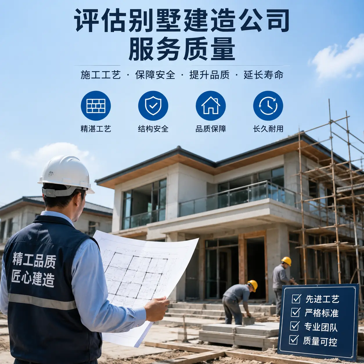 如何评估 道真 别墅建造公司的服务质量?