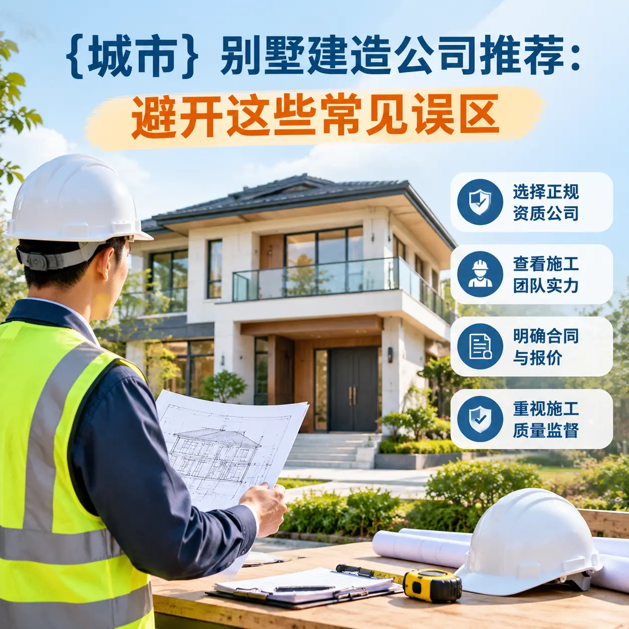 道真 别墅建造公司推荐:避开这些常见误区