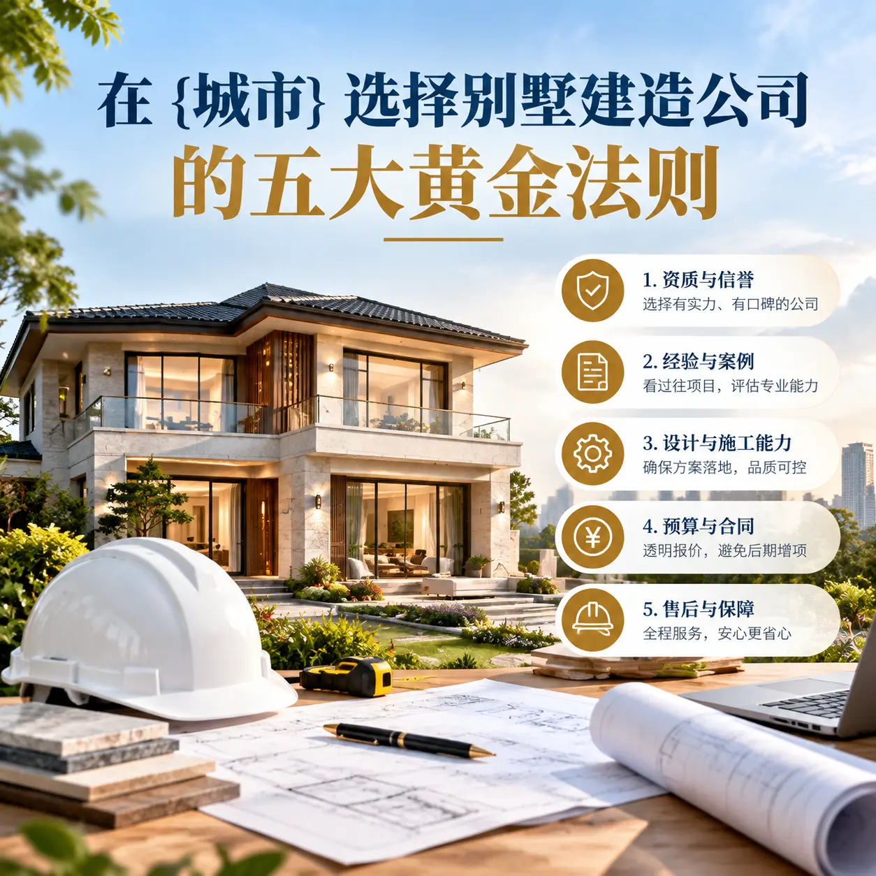 在 道真 选择别墅建造公司的五大黄金法则