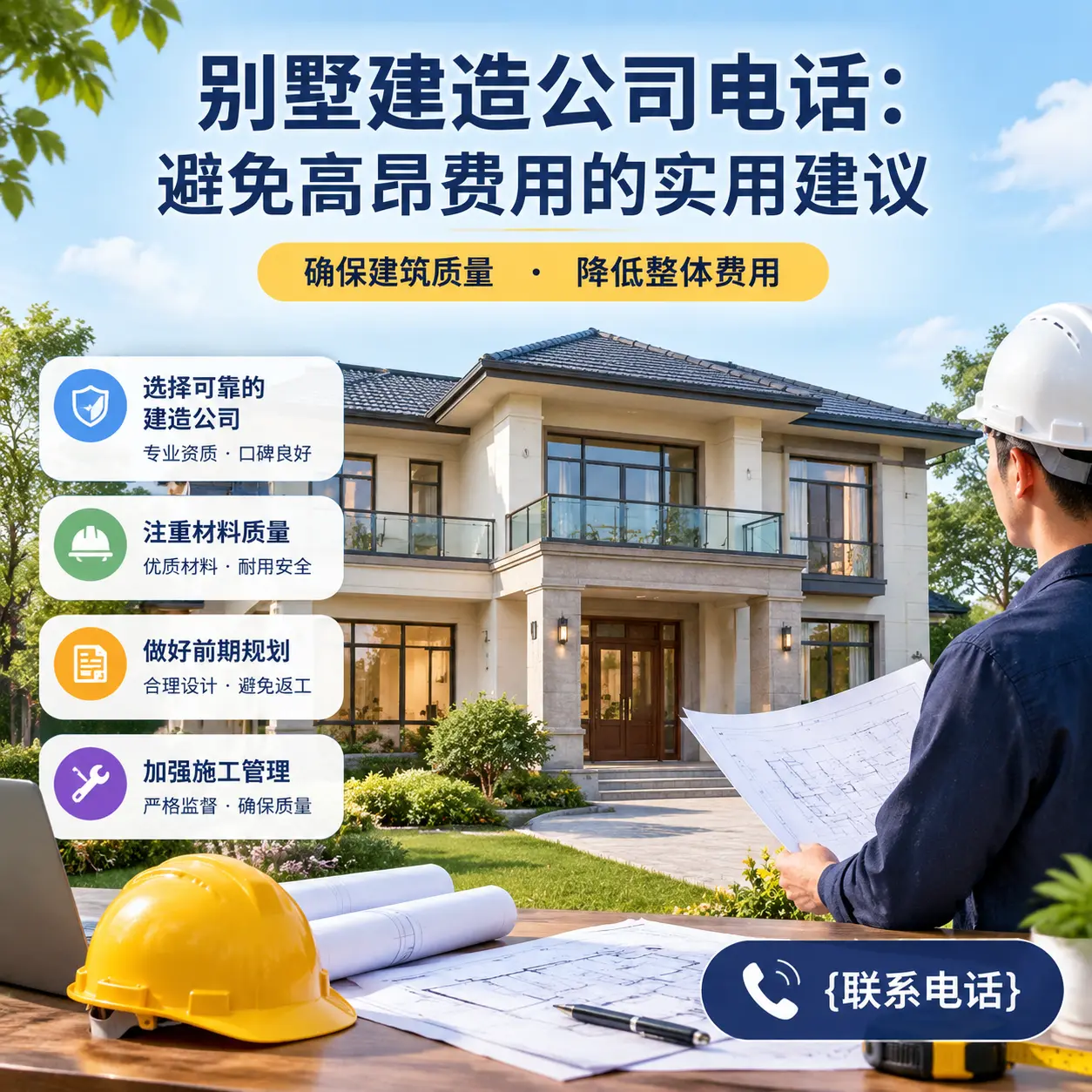 道真别墅建造公司电话:避免高昂费用的实用建议