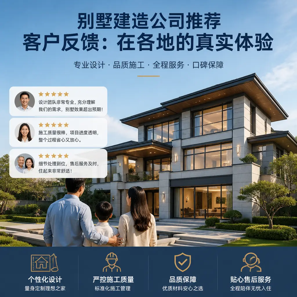 别墅建造公司推荐的客户反馈:在 道真 的真实体验