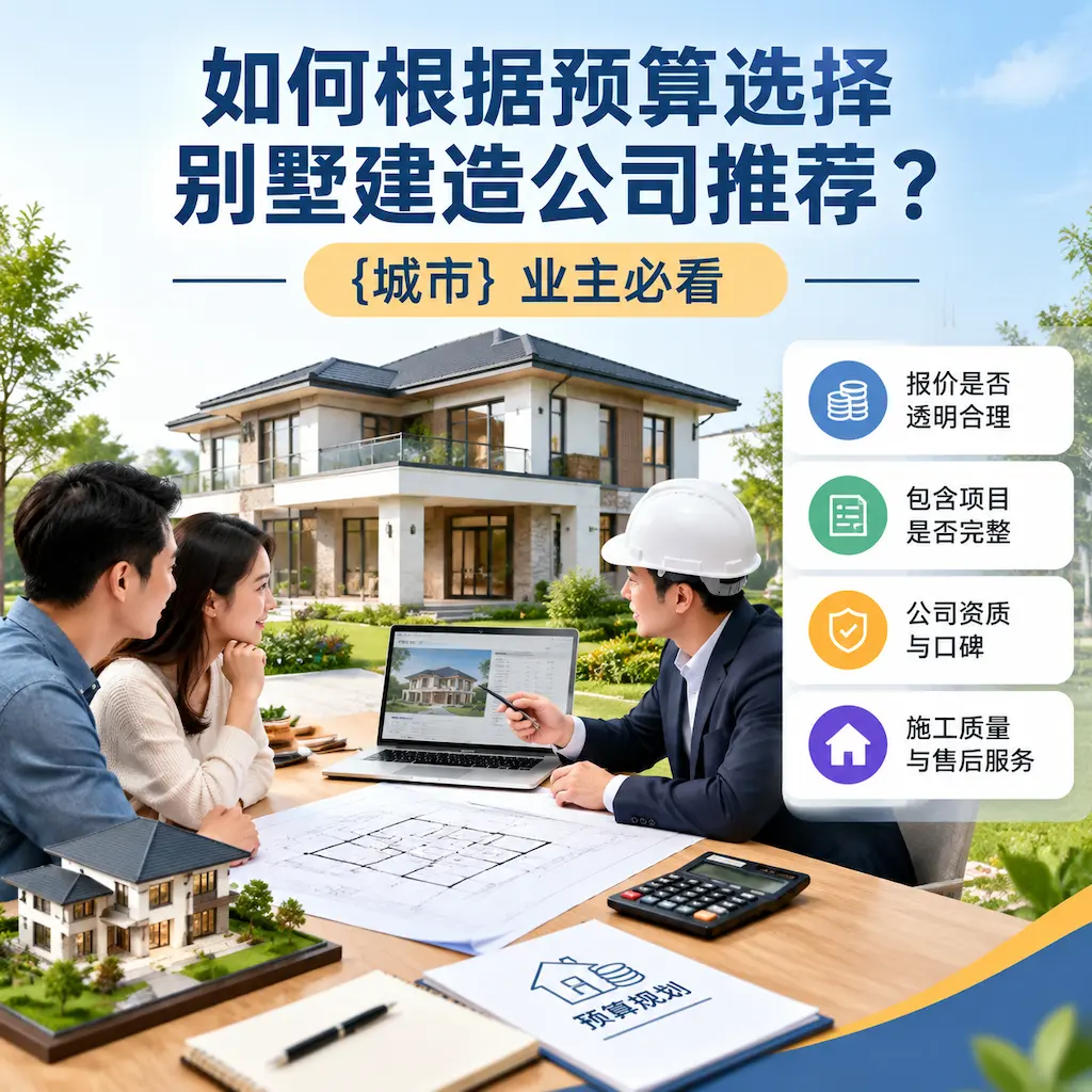 如何根据预算选择别墅建造公司推荐？ 道真 业主必看